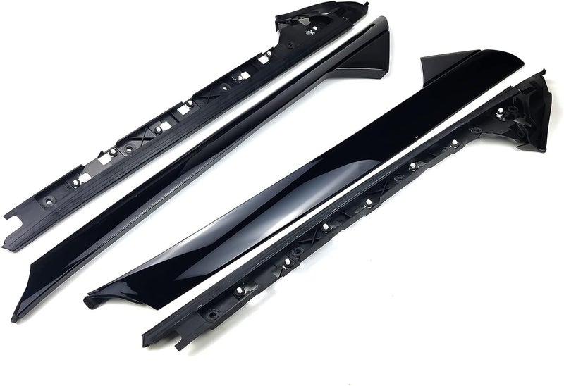 FEXON Windshield A-Pillar Molding Trim Kit Left Driver Right Passenger Side Compatible with Ford Explorer 2011-2019 Replaces 926-450 926-451 4 Pcs - Image 1